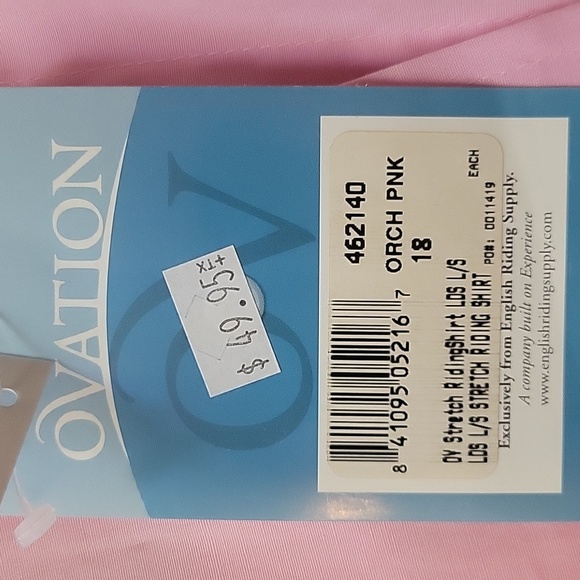 NWT Ovation Ladies Riding Blouse - 18 - Picture 7 of 9